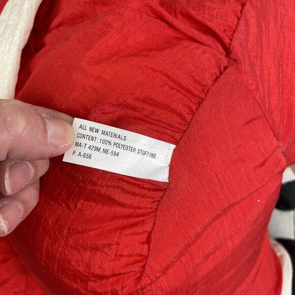 Large Department 56 Santa Claus Puffy Nylon Plush - Vintage - Picture 10 of 13